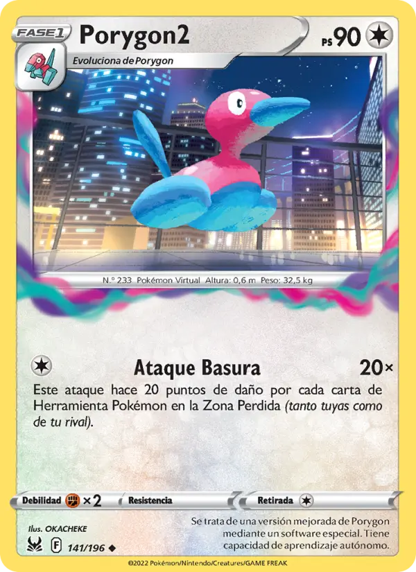Porygon2, Origen Perdido Nº 141
