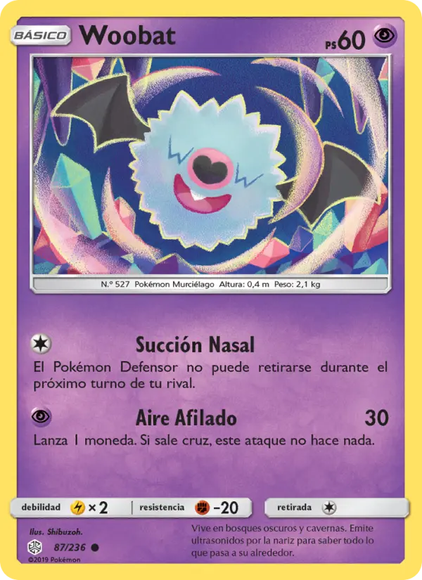 Woobat, Eclipse Cósmico No. 87