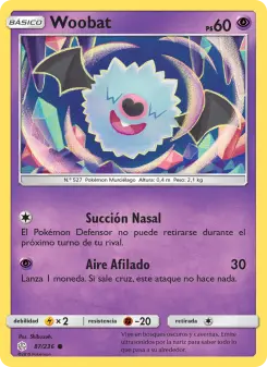 Woobat, Eclipse Cósmico No. 87 Normal