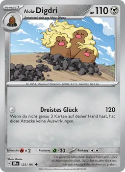 Alola-Digdri, Stürmische Funken Nº 123 Normal