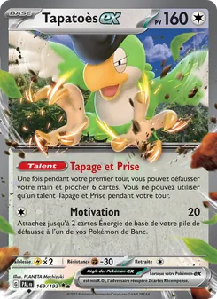 Tapatoès-ex, Évolutions à Paldea No. 169 Holo