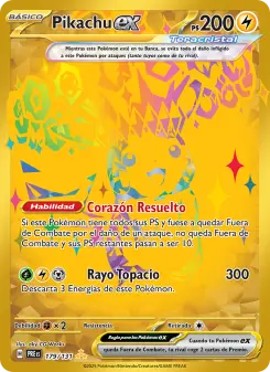 Pikachu ex, Evoluciones Prismáticas No. 179 Holo