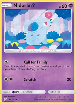 Nidoran♀, Team Up No. 54 Normal