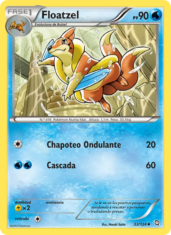 Floatzel, Dragones Majestuosos No. 33