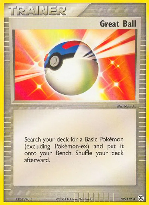 Great Ball, FireRed & LeafGreen Nº 92