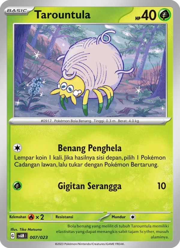 Tarountula, Fuecoco & Ampharos ex No. 007