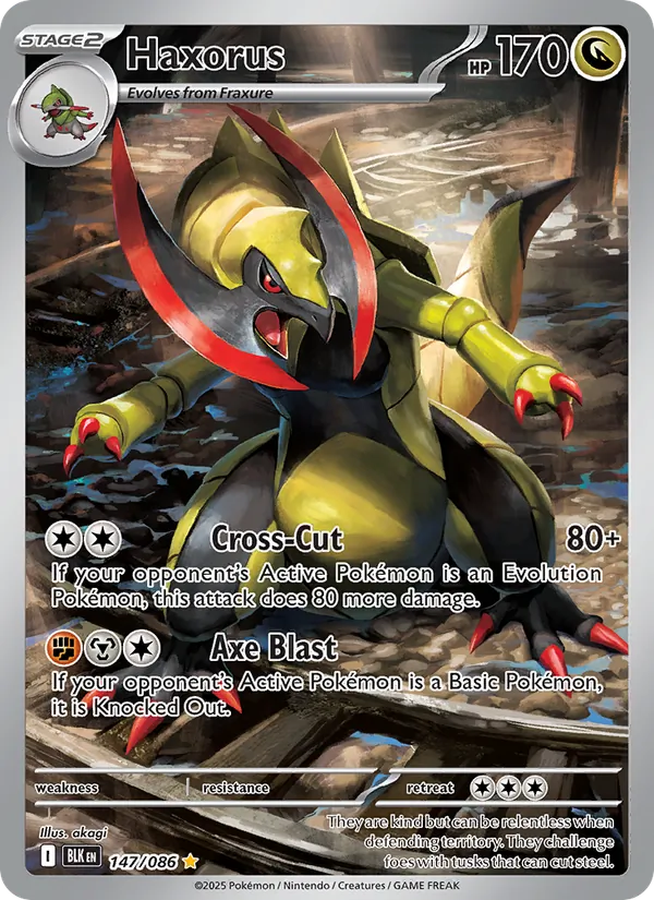 Haxorus, Black Bolt No. 147