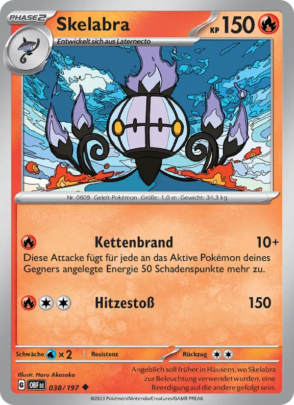 Skelabra, Obsidian Flammen No. 038
