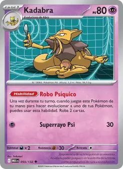Kadabra, Megaevolución Nº 055 Normal