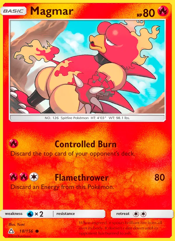 Magmar, Ultra Prism Nº 18