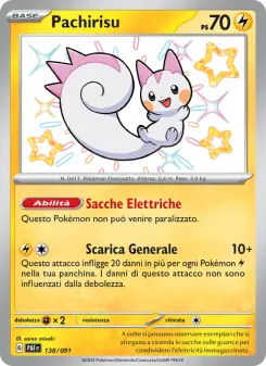 Pachirisu, Destino di Paldea No. 138 Holo