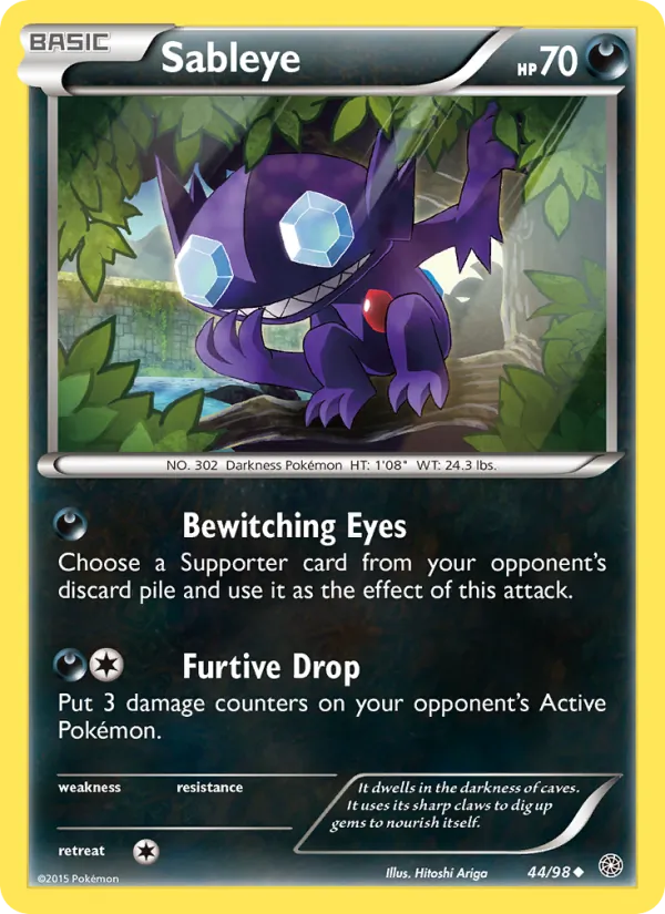Sableye, Ancient Origins Nº 44