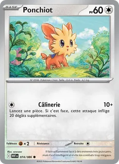 Ponchiot, Flamme Blanche No. 074 Normal