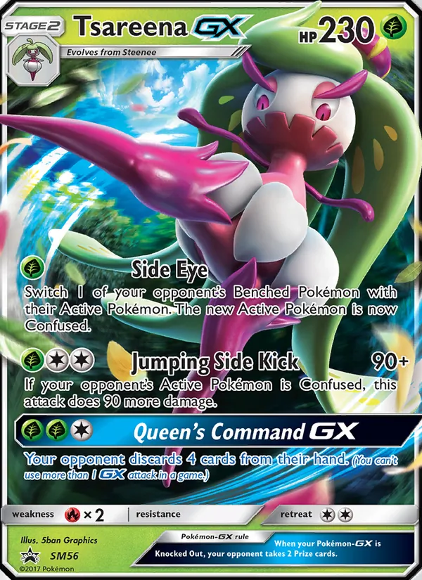 Tsareena GX, SM Black Star Promos Nº SM56