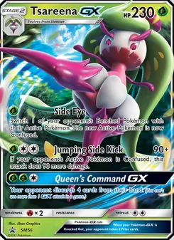 Tsareena GX, SM Black Star Promos No. SM56 Normal