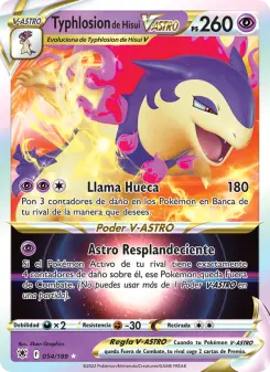 Typhlosion de Hisui V-ASTRO, Resplandor Astral Nº 054 Holo
