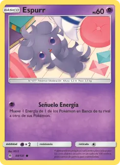 Espurr, Luz Prohibida No. 44 Normal