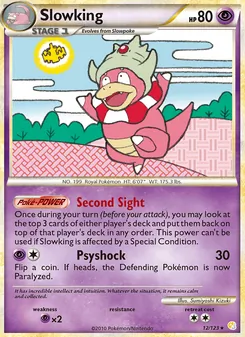 Slowking, HeartGold SoulSilver Nº 12 Holo