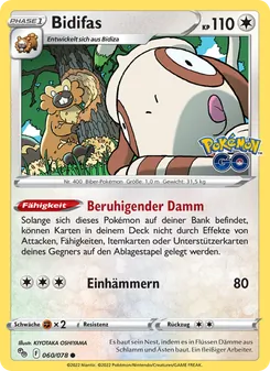 Bidifas, Pokémon GO No. 060 Normal