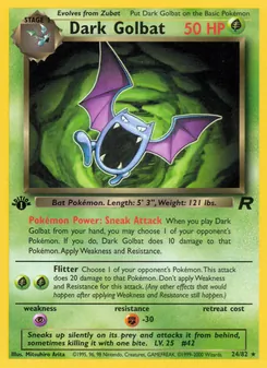 Dark Golbat, Team Rocket Nº 24 Normal