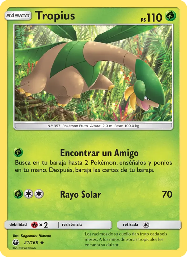 Tropius, Tormenta Celestial Nº 21