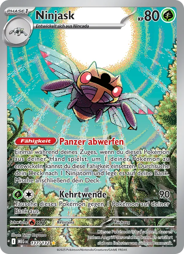Ninjask, Mega-Entwicklung No. 137