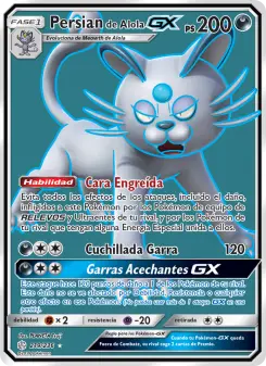 Persian de Alola GX, Eclipse Cósmico Nº 219 Normal