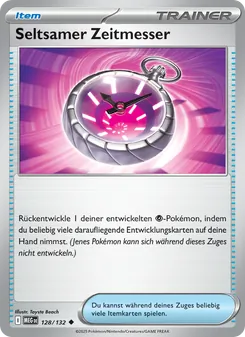 Seltsamer Zeitmesser, Mega-Entwicklung No. 128 Normal