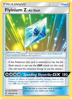 Flyinium Z: Air Slash, Unified Minds No. 195 Normal