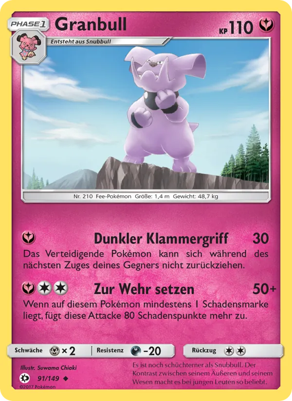 Granbull, Sonne & Mond Nº 91