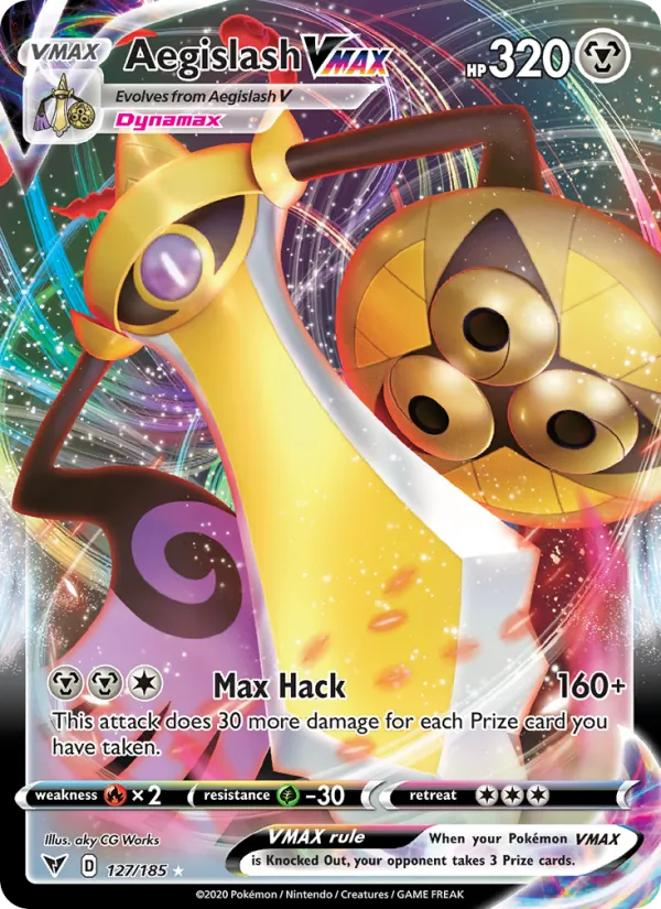 Aegislash VMAX, Vivid Voltage No. 127