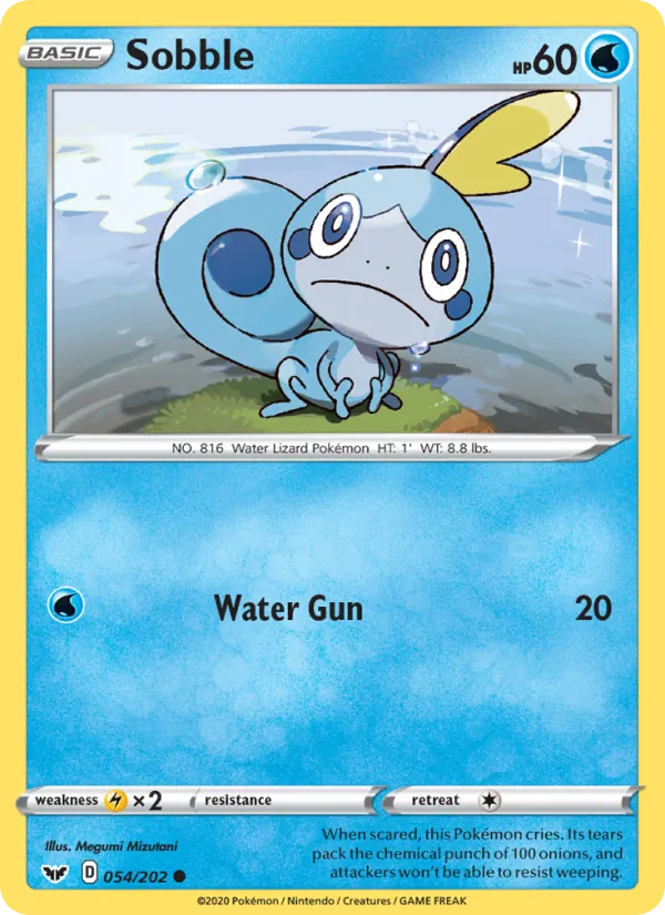 Sobble, Sword & Shield No. 54