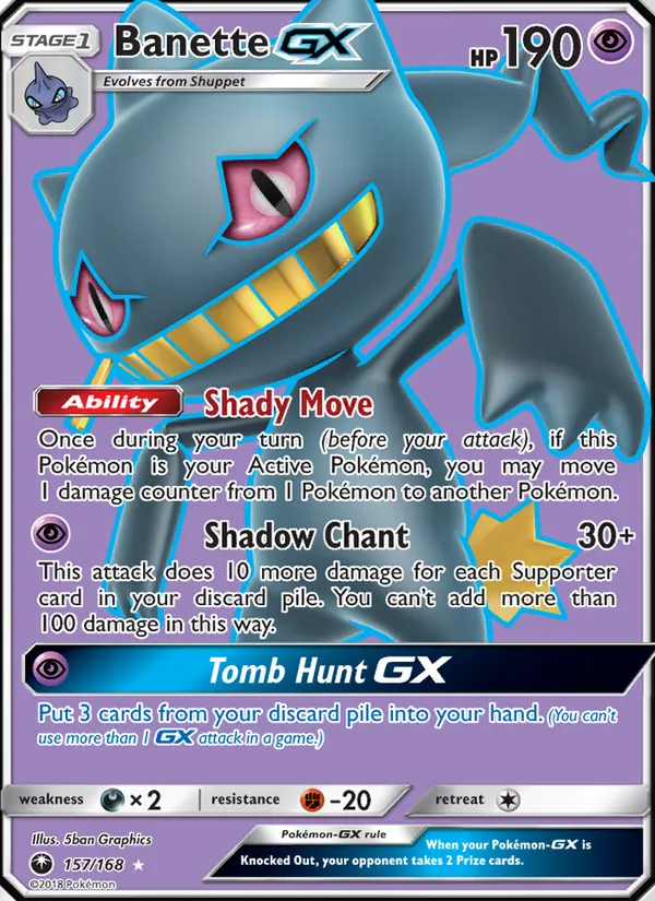 Banette GX, Celestial Storm Nº 157