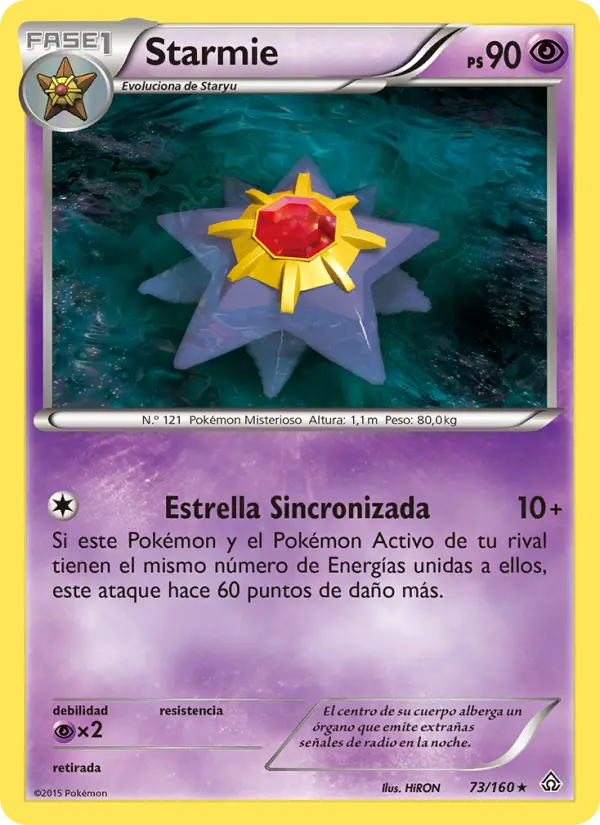 Starmie, Duelos Primigenios Nº 73
