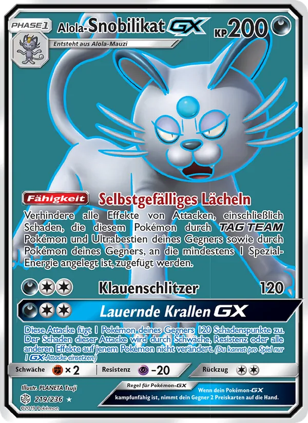 Alola-Snobilikat GX, Welten im Wandel Nº 219