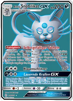 Alola-Snobilikat GX, Welten im Wandel Nº 219 Normal