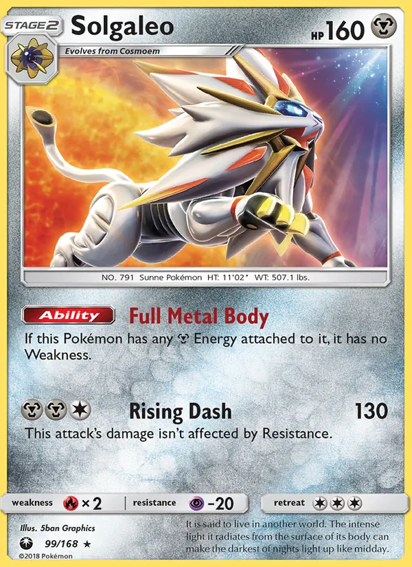 Solgaleo, Celestial Storm No. 99