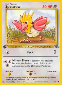 Spearow, Jungle No. 62 Normal