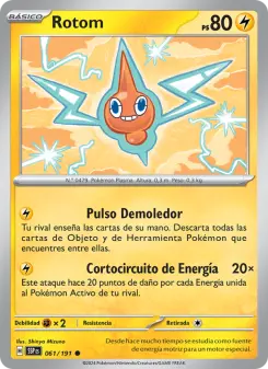 Rotom, Chispas Fulgurantes No. 061 Normal