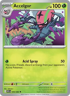 Accelgor, White Flare No. 009