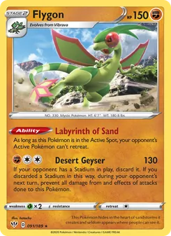 Flygon, Darkness Ablaze No. 91 Normal