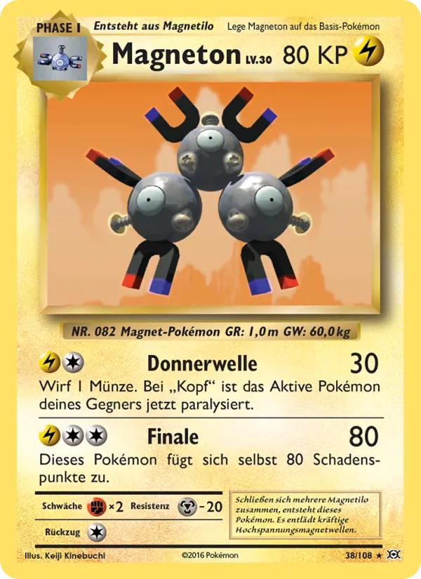 Magneton, Evolution No. 38