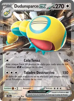 Dudunsparce ex, Juntos de Aventuras Nº 121 Holo