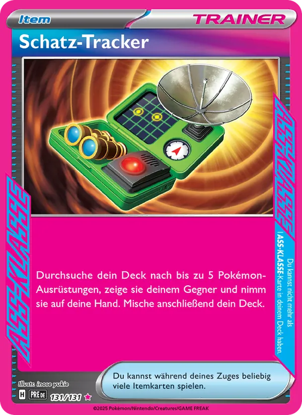 Schatz-Tracker, Prismatische Entwicklungen Nº 131