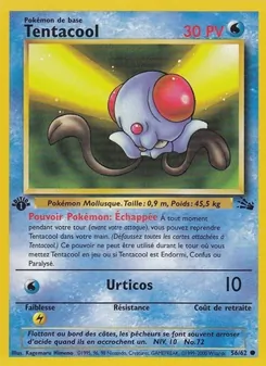 Tentacool, Fossile No. 56 Normal