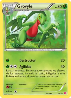 Grovyle, Kit de Entrenador XY (Latias) No. 27 Normal
