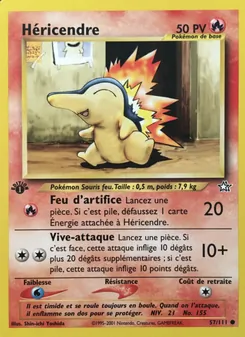 Héricendre, Neo Genesis Nº 57 Normal