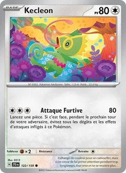Kecleon, Aventures Ensemble No. 122 Normal