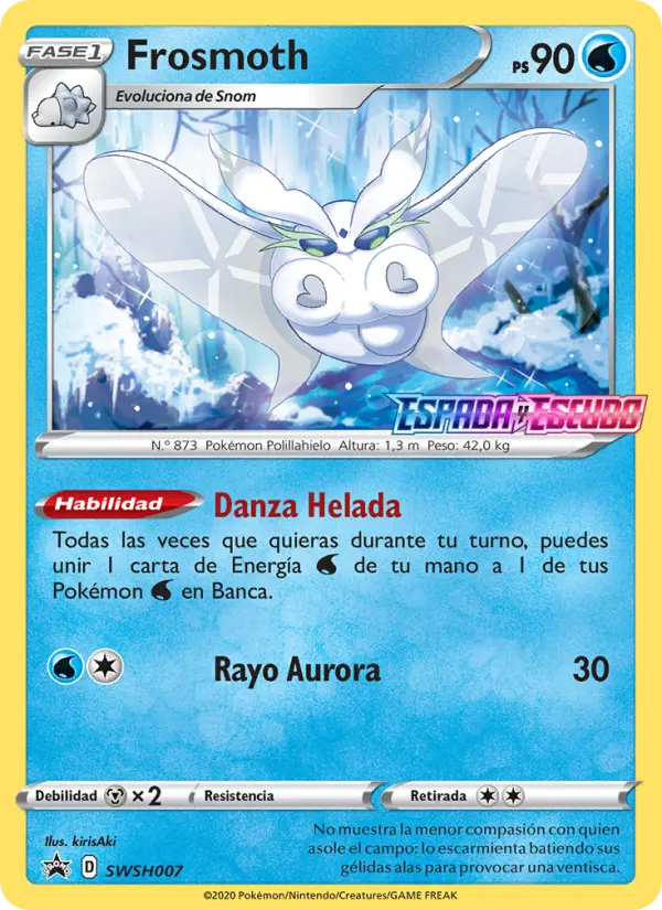 Frosmoth, Cartas de promoción ESES Nº SWSH007