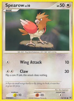 Spearow, Majestic Dawn No. 74 Normal